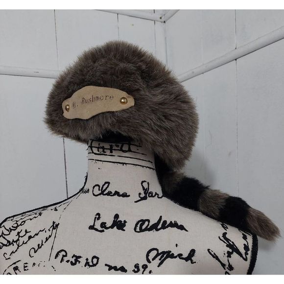 Unbranded Other - Coon tail hat kids faux fur